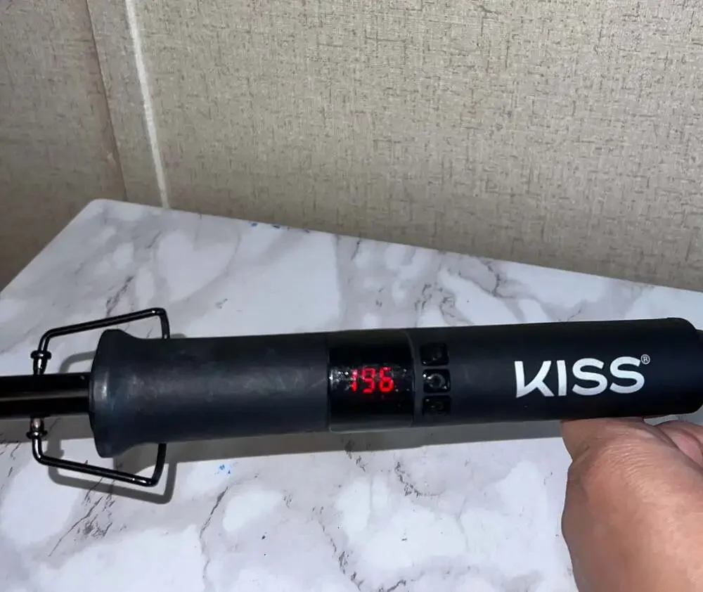 KISS Professional LED Display Gold Ceramic Pressing Comb